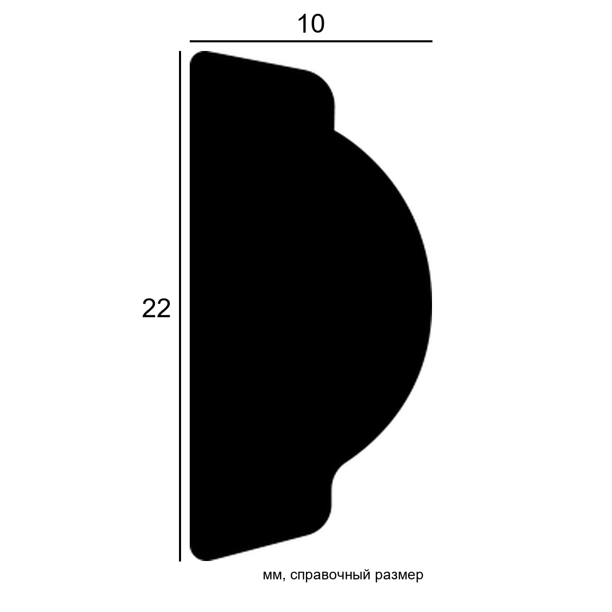 Молдинг гибкий 1.51.378