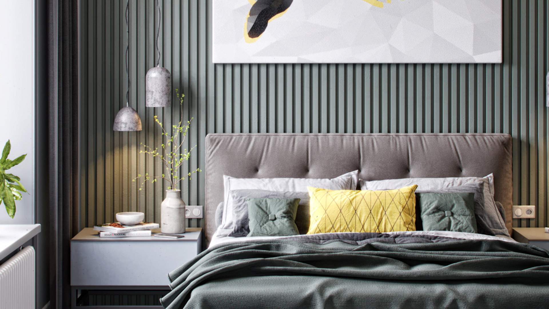 3D Дизайнерская панель из гипса PARALINE 1 600x600 мм, 0.36 м2