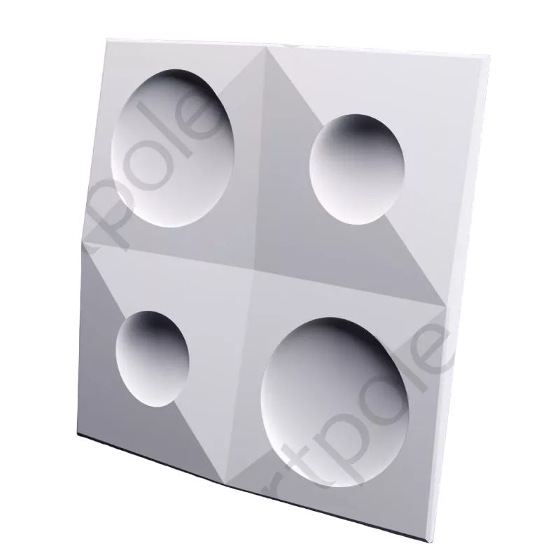 3D Дизайнерская панель из гипса BALANCE 600*600мм, 0,36м2