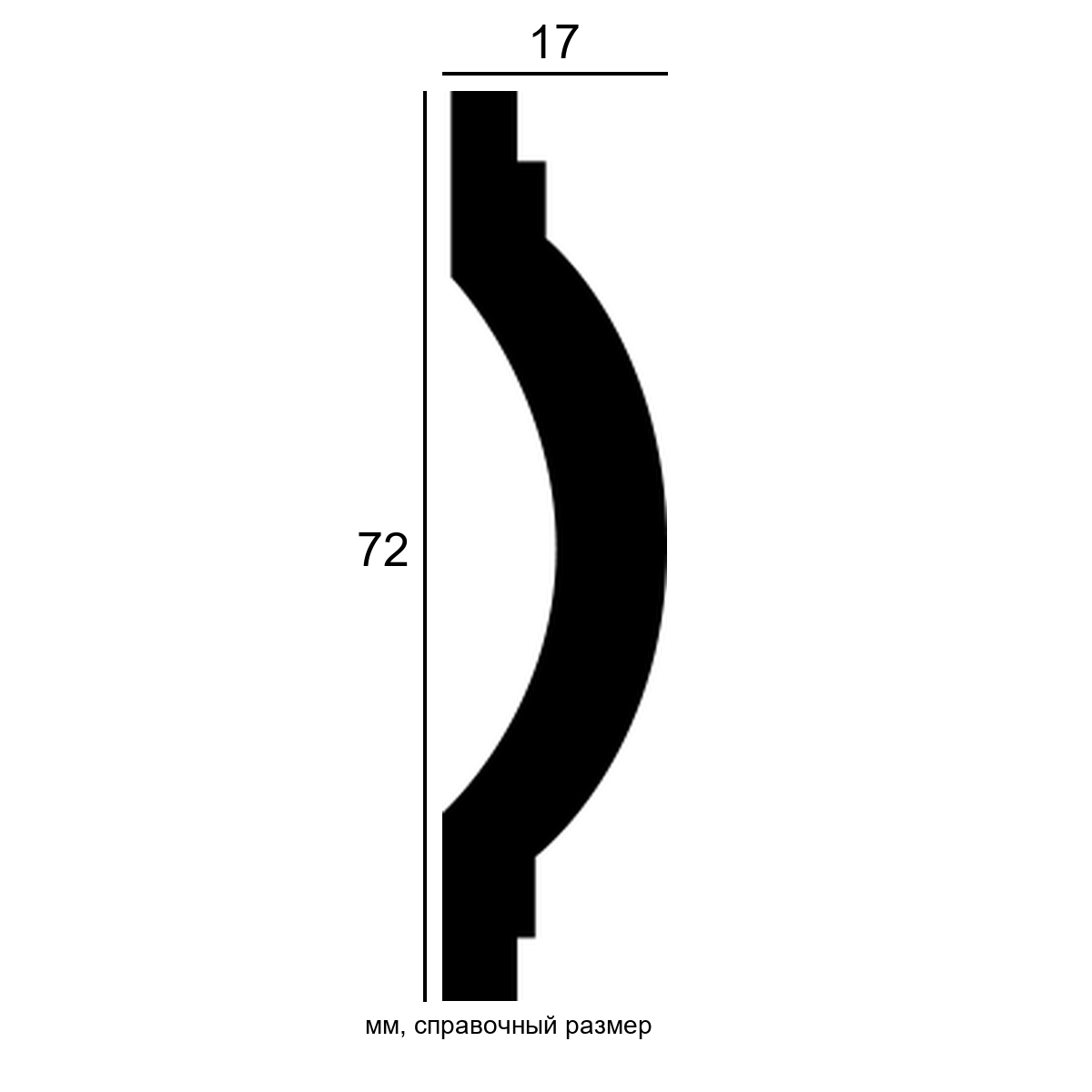 Молдинг гибкий 1.51.360