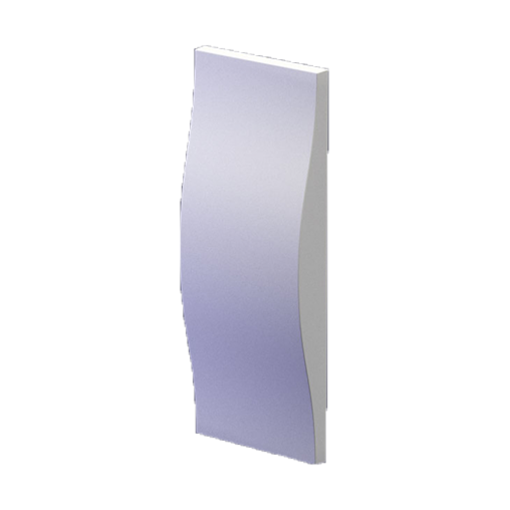 3D Дизайнерская панель из гипса STREAM small PLATINUM ПАТИНА 330x130x35мм, 0.0429м2, 23,3 шт.в 1 м2