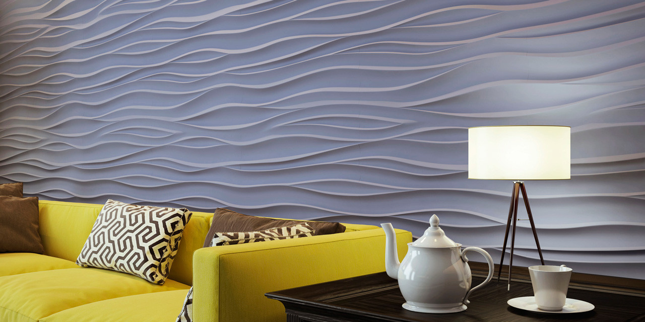3D Дизайнерская панель из гипса SILK-1 0.36 m2