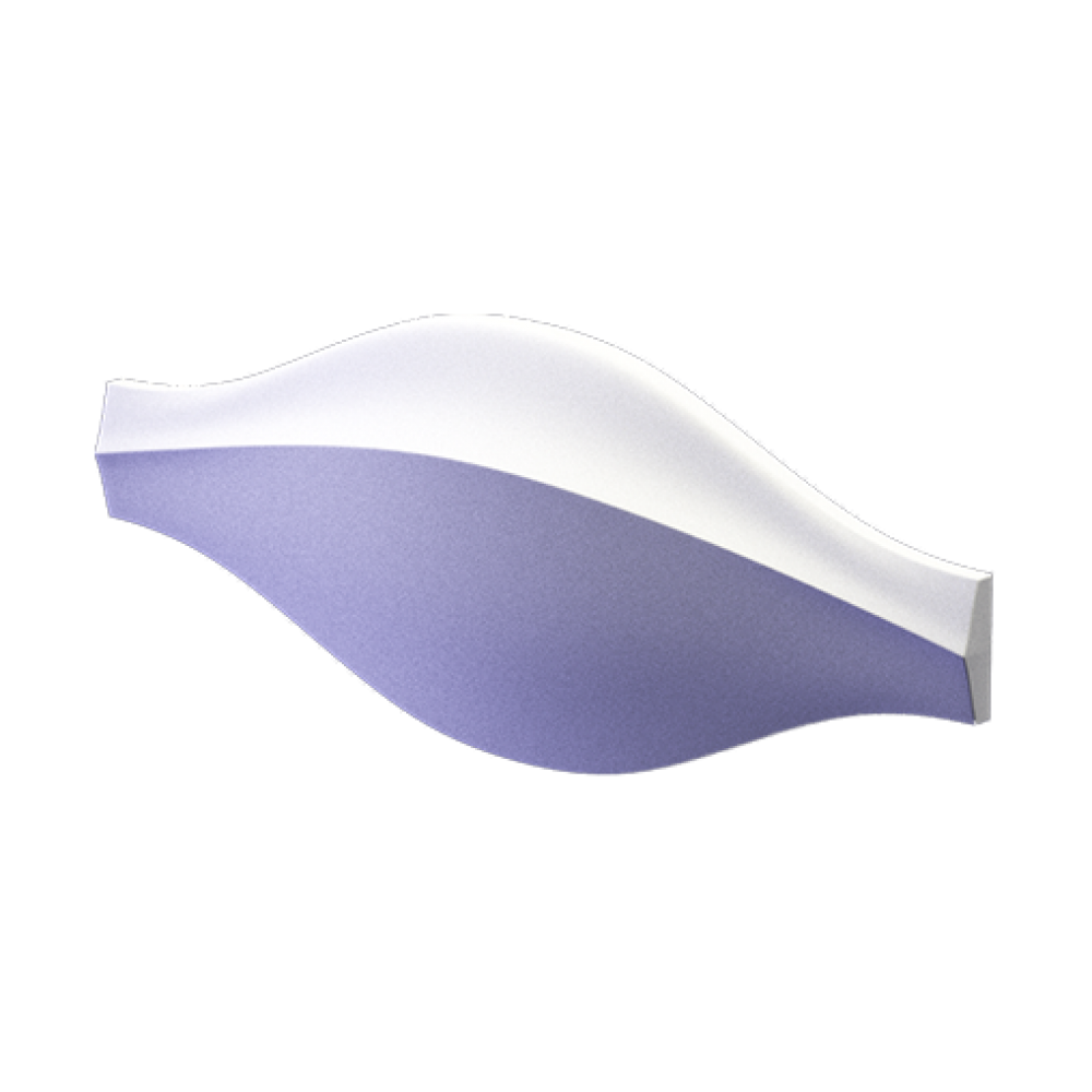 3D Дизайнерская панель из гипса DOVE PLATINUM МАТОВЫЕ 400x160x35 мм, 0.0423м2, 23,6 шт. в 1 м2