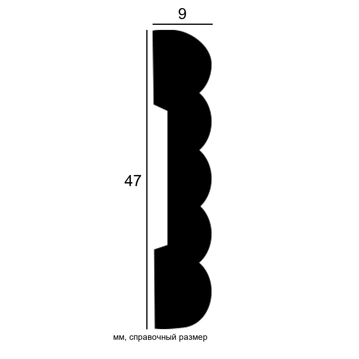 Молдинг гибкий 1.51.356