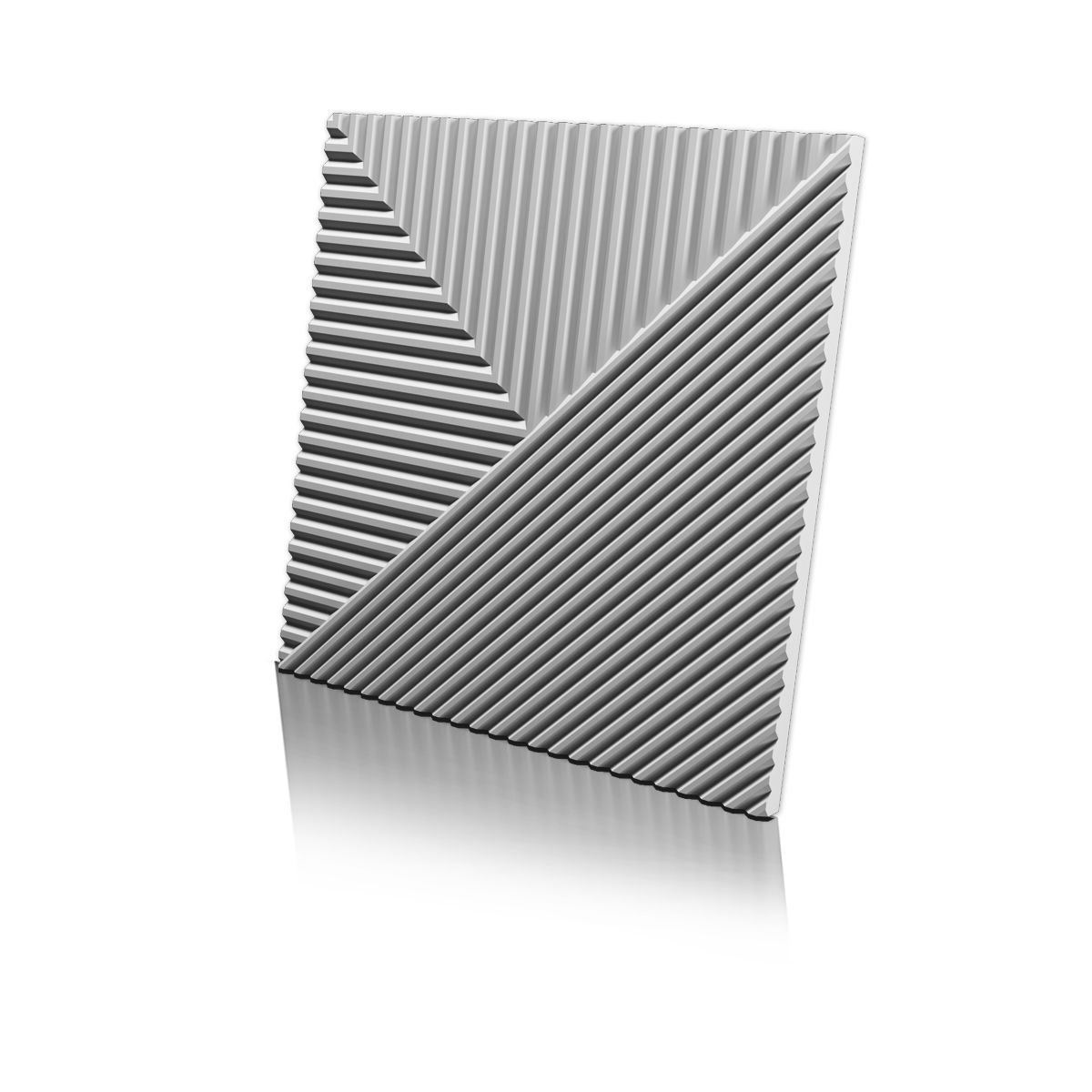 3D Дизайнерская панель из гипса ARCHIMED 2 600x600 мм, 0.36 м2