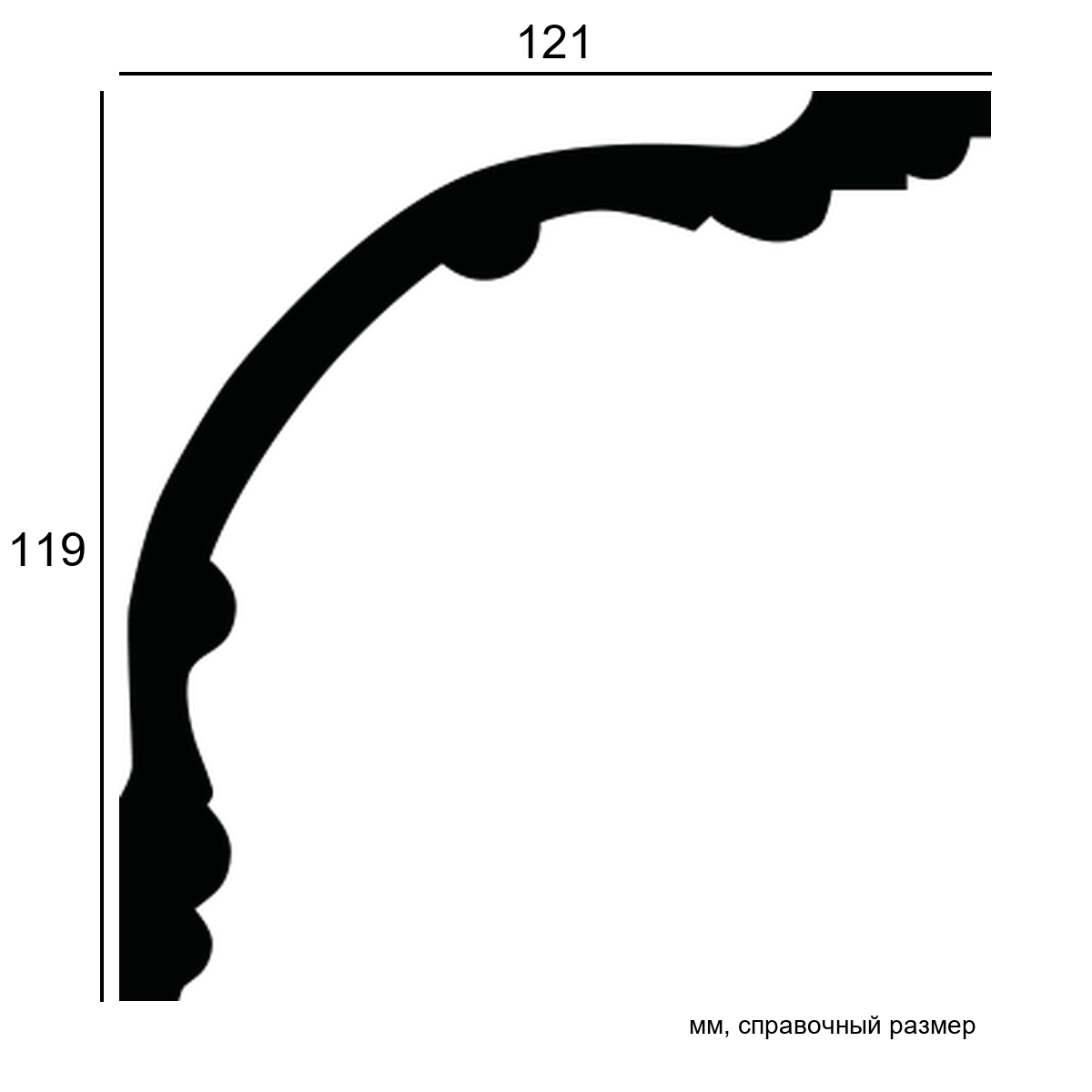 Карниз гибкий 1.50.168