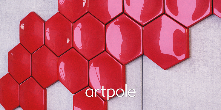 3D Дизайнерская панель из гипса HEKSA-alfa 0.026 m2