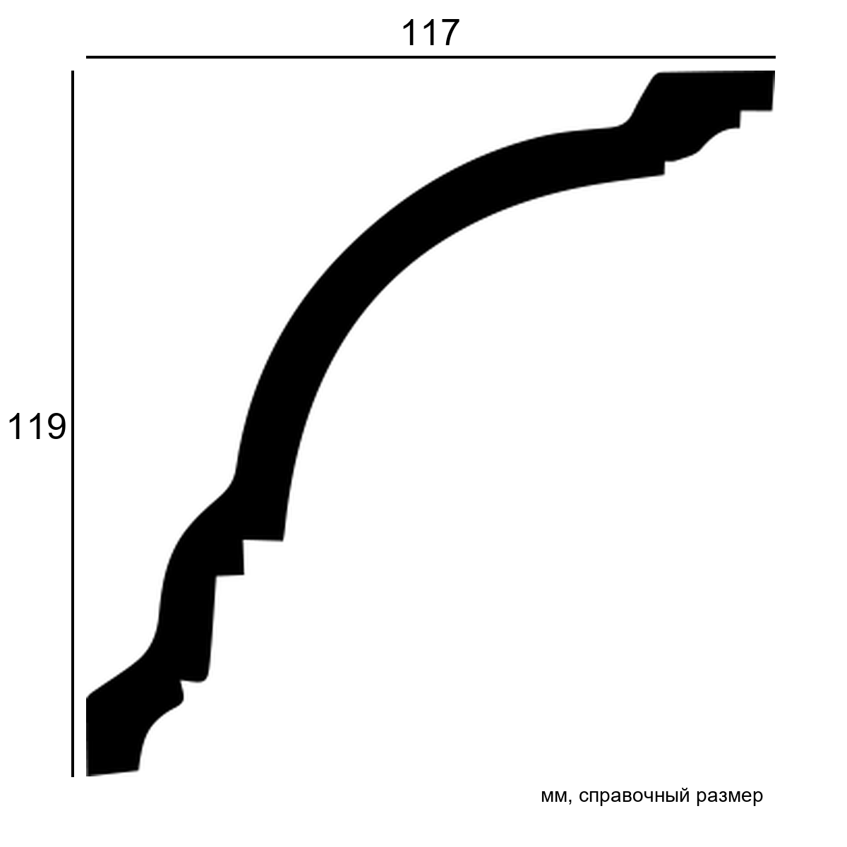 Карниз гибкий 1.50.108