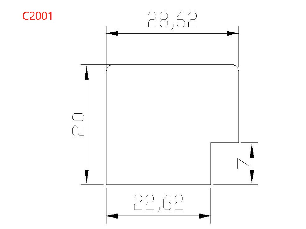 Доборная панель C2001-XLMP