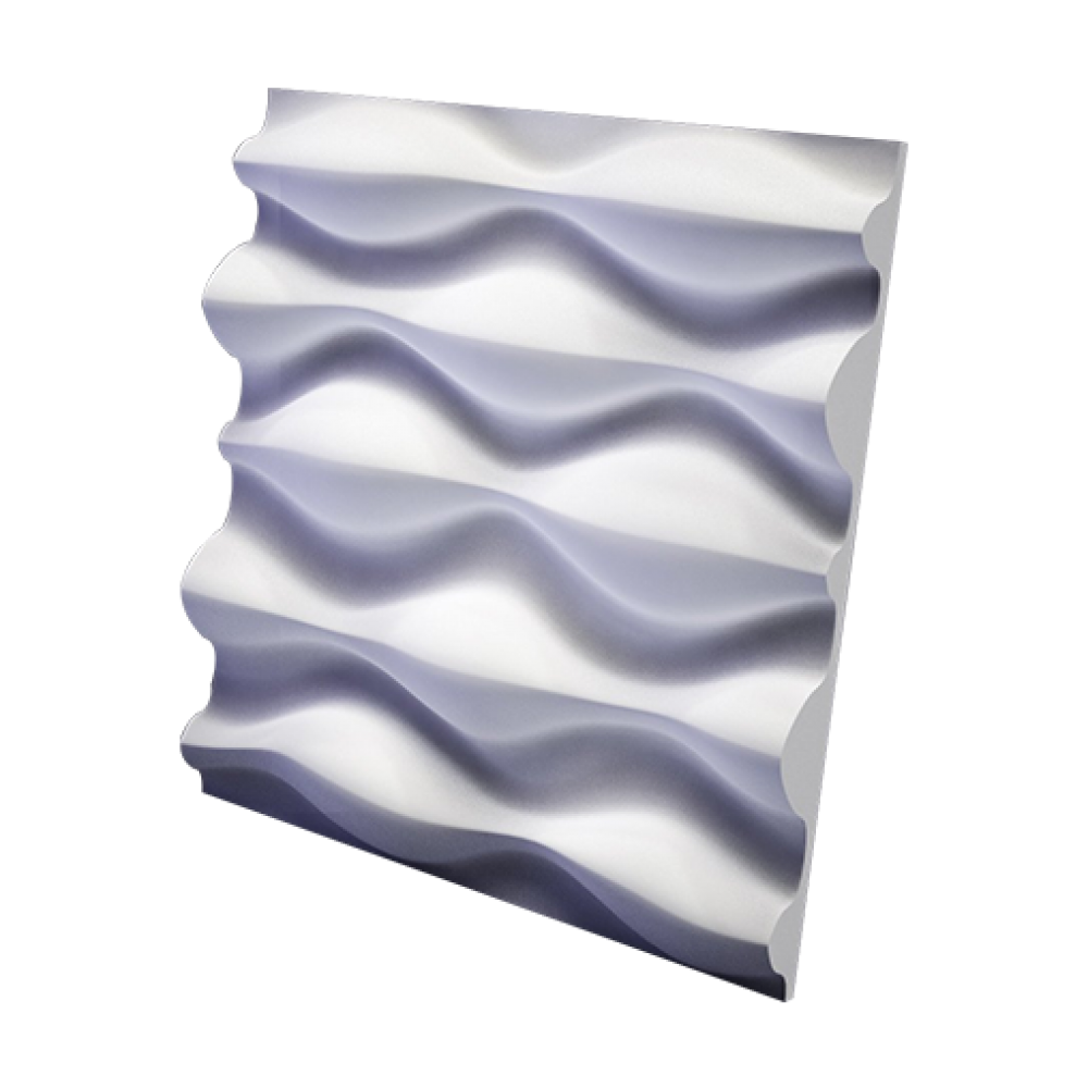 3D Дизайнерская панель из гипса DROP 600x600 мм, 0.36 м2