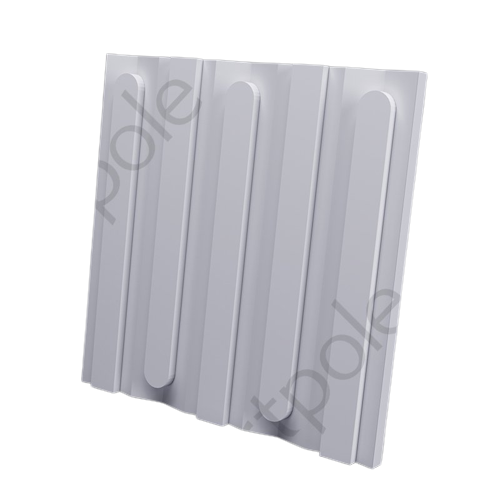 3D Дизайнерская панель из гипса LAGOS 600*600 0.36 m2