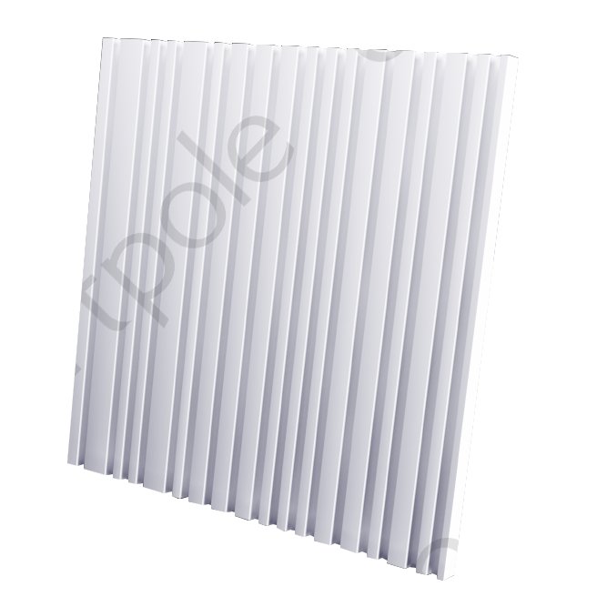 3D Дизайнерская панель из гипса BARCODE. 600х600 мм, 0,36 м2