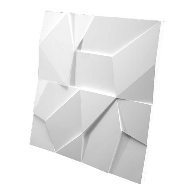 3D Дизайнерская панель из гипса ROCK. 600х600 мм, 0,36 м2