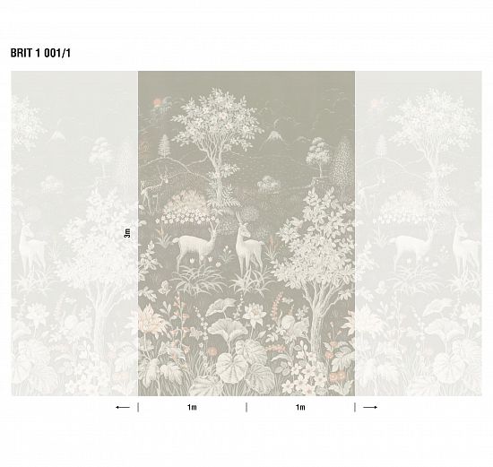 Панно British Style Forest BRIT 1 001/1, кв.м.