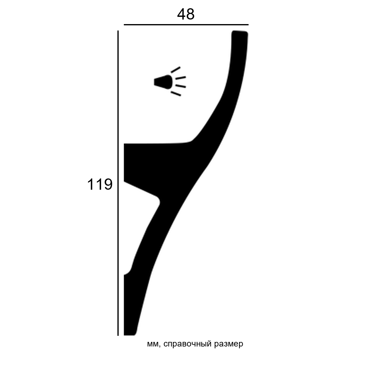 Карниз гибкий 1.50.229
