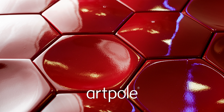 3D Дизайнерская панель из гипса HEKSA-big button 0.026 m2