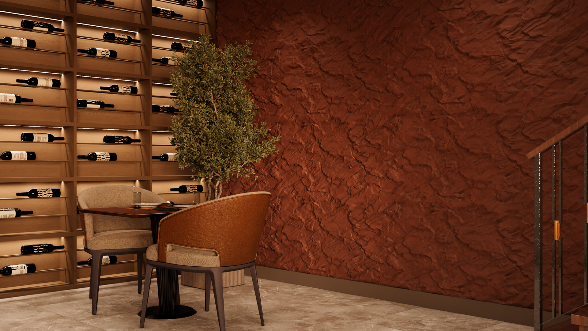 3D Дизайнерская панель из гипса ATACAMA-2  600х600 мм, 0.36 м2