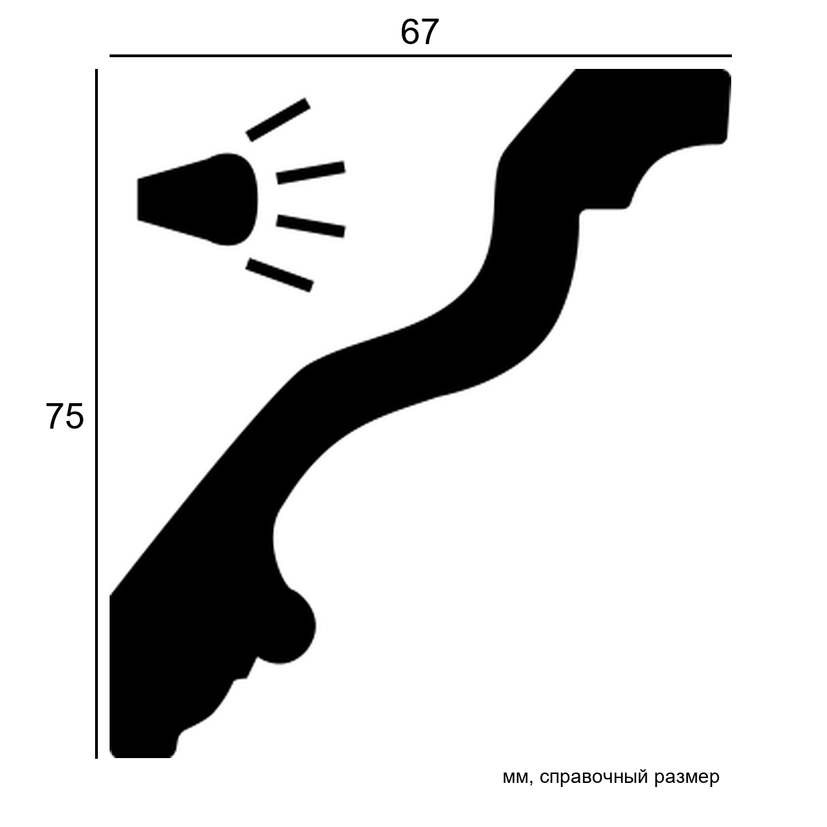 Карниз 1.50.216