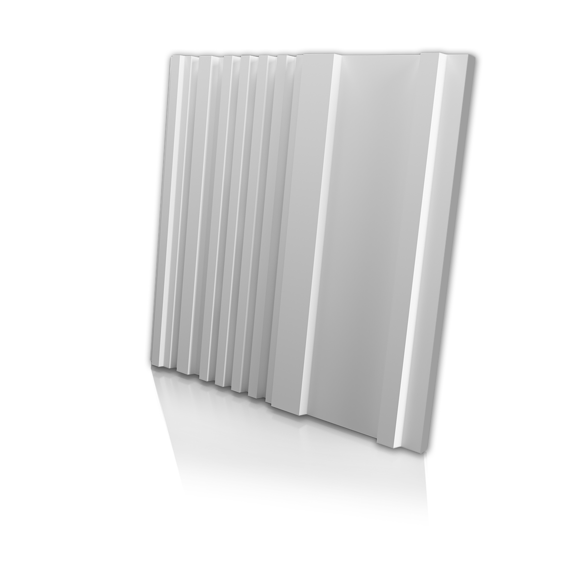 3D Дизайнерская панель из гипса REGULAR 600x600 мм, 0.36 м2