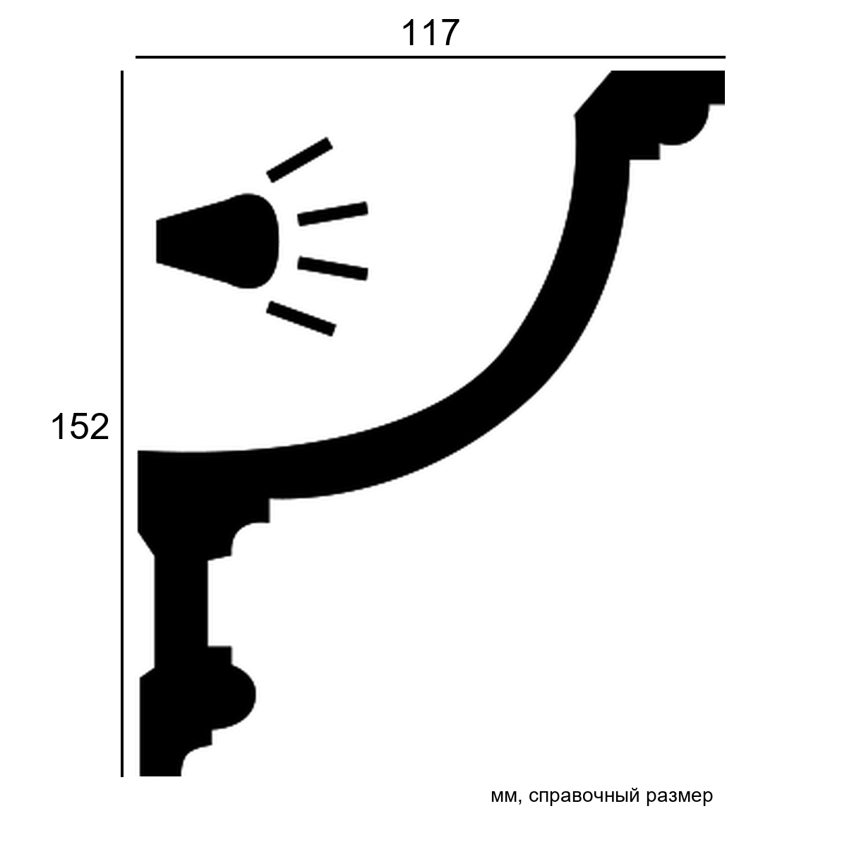 Карниз 1.50.209