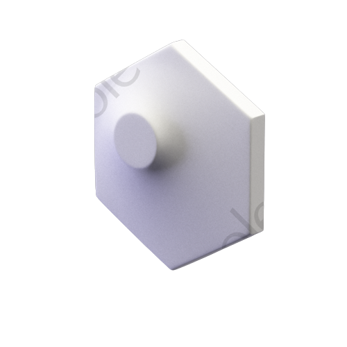 3D Дизайнерская панель из гипса HEKSA-dots PLATINUM МАТОВЫЕ 200x173x37 мм, 0.026м2, 38,5 шт в 1 м2